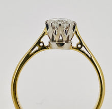 Load image into Gallery viewer, Solitaire Diamond Ring in 18ct Yellow Gold
