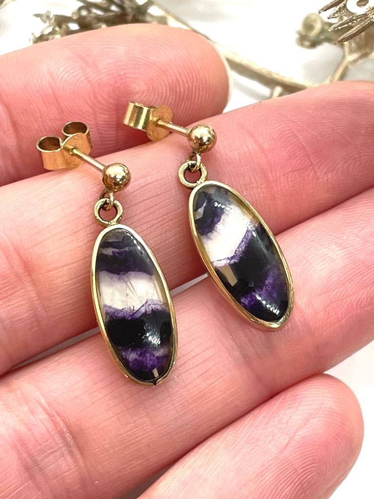 Blue john outlet drop earrings