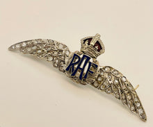 Load image into Gallery viewer, Diamond Set Sweetheart Brooch
