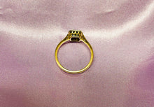 Load image into Gallery viewer, Sapphire and Diamond Cluster Ring in 9ct Yellow Gold
