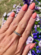Load image into Gallery viewer, 18ct Yellow Gold Channel Set Half Eternity Ring
