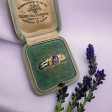Load image into Gallery viewer, Stunning Tanzanite &amp; Diamond Ring in 18ct Gold
