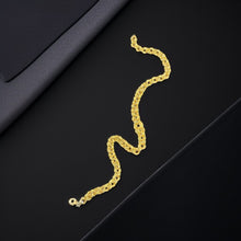 Load image into Gallery viewer, Gold Textured Link Necklace 18ct Yellow Gold

