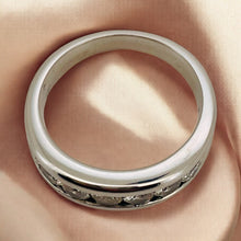 Load image into Gallery viewer, Platinum &amp; Diamond Half Eternity Ring
