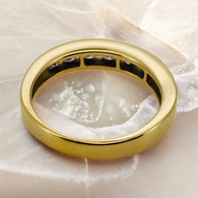 Load image into Gallery viewer, 18ct Yellow Gold Channel Set Half Eternity Ring
