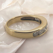 Load image into Gallery viewer, 18ct Yellow Gold Channel Set Half Eternity Ring
