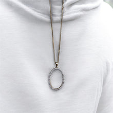 Load image into Gallery viewer, Oval Diamond Pendant and Chain
