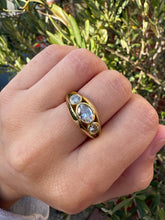 Load image into Gallery viewer, 18ct Gold Three-Stone Diamond Ring
