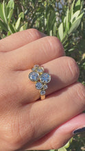 Load and play video in Gallery viewer, 18ct Gold Diamond Bubble Ring
