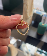 Load and play video in Gallery viewer, Diamond Set Heart Pendant in 18ct Yellow Gold
