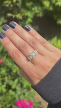 Load and play video in Gallery viewer, Three Stone Asscher Cut Diamond Ring
