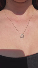 Load and play video in Gallery viewer, Diamond Heart Pendant Necklace
