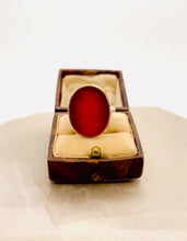 Load and play video in Gallery viewer, Carnelian Intaglio Ring in 18ct Yellow Gold
