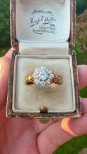 Load and play video in Gallery viewer, Old Cut Diamond Cluster Ring
