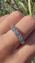 Load and play video in Gallery viewer, Diamond and Platinum Band Ring
