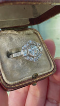Load and play video in Gallery viewer, Art Deco-inspired Diamond Ring
