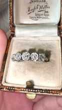 Load and play video in Gallery viewer, Stunning Five Stone Old Cut Diamond Ring
