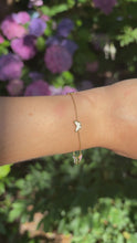 Load and play video in Gallery viewer, 14ct Gold Pink Butterfly Bracelet
