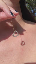 Load and play video in Gallery viewer, Diamond Heart Pendant Necklace
