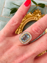 Load image into Gallery viewer, Opulent Aquamarine &amp; Diamond Ring
