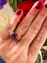 Load image into Gallery viewer, Contemporary French Amethyst and Diamond Ring
